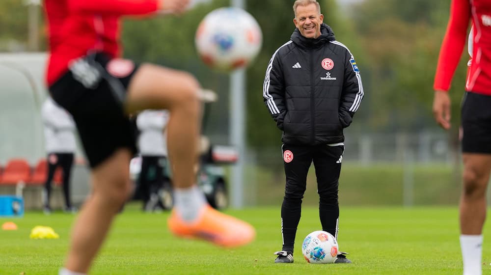 Markus Anfang steht bei Fortuna Düsseldorf vor seiner Premiere.  / Foto: Rolf Vennenbernd/dpa