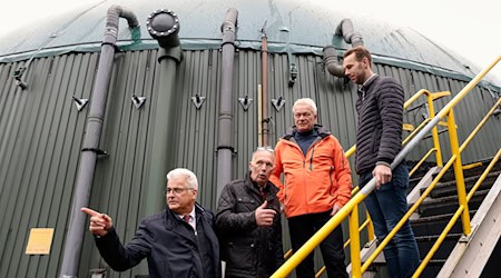 Biogasanlagen findet der Bundesminister «hervorragend». / Foto: David Ebener/dpa