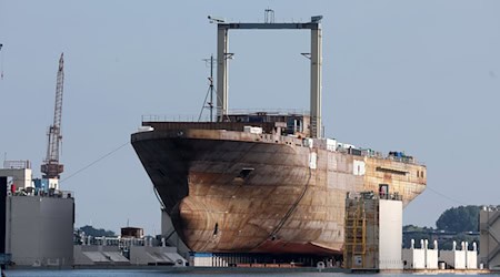 Der erste Flottentanker wurde 2023 auf Kiel gelegt. (Archivbild) / Foto: Bernd Wüstneck/dpa