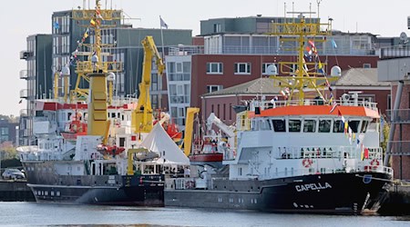 Das BSH verfügt über fünf Schiffe für die Arbeit in Nord- und Ostsee. / Foto: Bernd Wüstneck/dpa