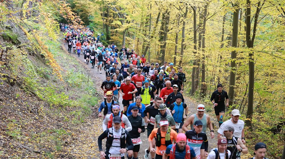 So viele Läuferinnen und Läufer wie seit acht Jahren nicht mehr hatten sich beim 47. Harz-Gebirgslauf angemeldet. / Foto: Matthias Bein/dpa