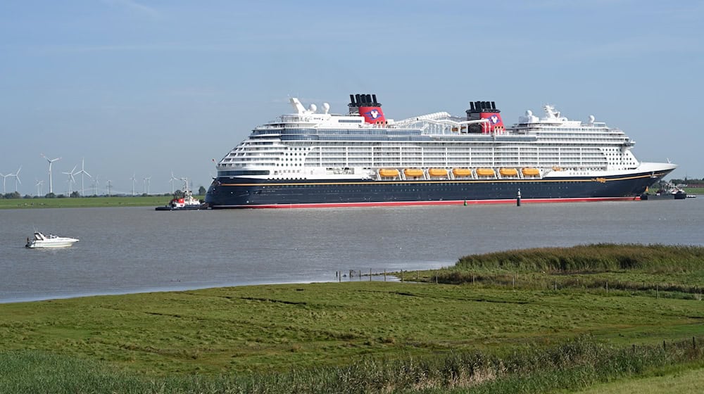Die «Disney Destiny» ist das jüngste von der Meyer Werft fertiggestellte Kreuzfahrtschiff. (Archivfoto) / Foto: Lars Penning/dpa