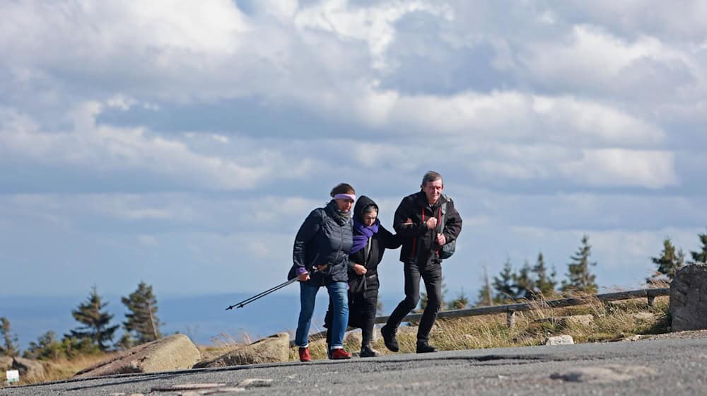 Für Lagen über 1.000 Meter im Harzer Bergland gilt Samstag eine Unwetterwarnung vor orkanartigen Böen. (Archivbild) / Foto: Matthias Bein/dpa Für Lagen über 1.000 Meter im Harzer Bergland gilt Samstag eine Unwetterwarnung vor orkanartigen Böen. (Archivbild) / Foto: Matthias Bein/dpa