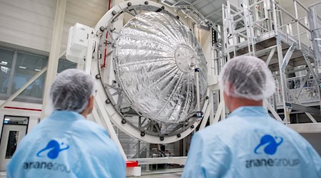 Am Bremer Standort der ArianeGroup wird die Oberstufe der Trägerrakete gebaut und integriert. / Foto: Hauke-Christian Dittrich/dpa