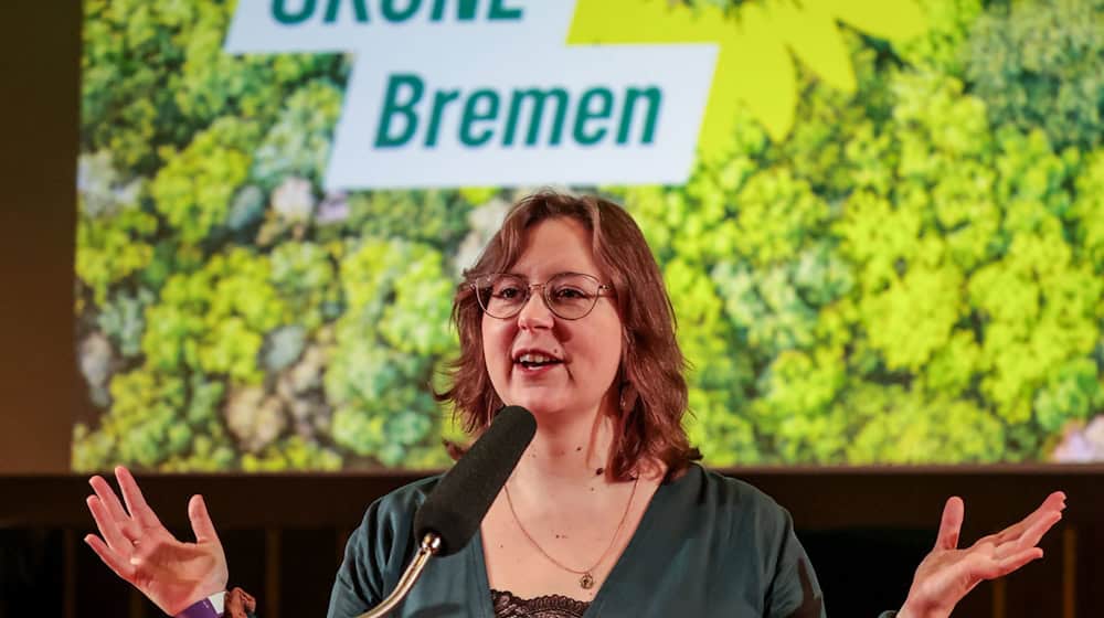 Josephine Assmus steht weiter an der Spitze der Bremer Grünen.  / Foto: Focke Strangmann/dpa