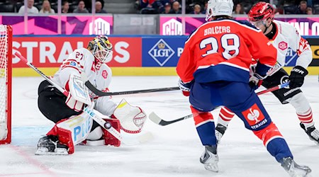 Die Fischtown Pinguins Bremerhaven in der Champions League. / Foto: Christian Merz/KEYSTONE/dpa