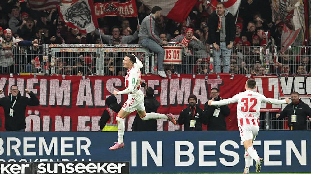 Kölner Jubel: Saïd El Mala hat dem FC in Bremen einen Punkt gerettet.  / Foto: Carmen Jaspersen/dpa