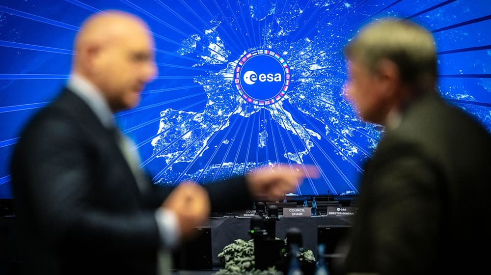 Die europäische Raumfahrtbehörde Esa feiert in diesem Jahr ihr 50-jähriges Bestehen. / Foto: Sina Schuldt/dpa