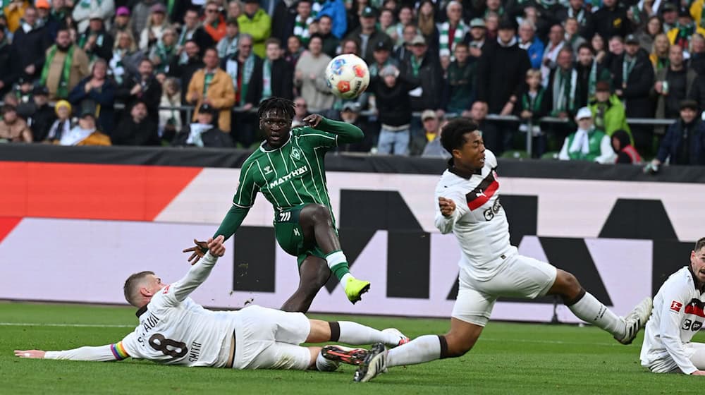 In der Bundesliga setzte sich Werder mit 1:0 gegen den FC St. Pauli durch. (Archivfoto). / Foto: Carmen Jaspersen/dpa