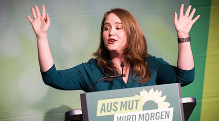 Grünen-Politikerin Lang sagt, Deutschland dürfe nicht zu einer «Erbengesellschaft» werden. / Foto: Moritz Frankenberg/dpa