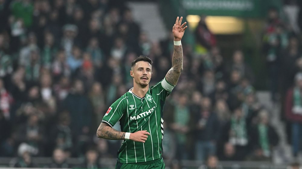 Marco Friedl brachte Werder per Kopf in Führung. / Foto: Carmen Jaspersen/dpa