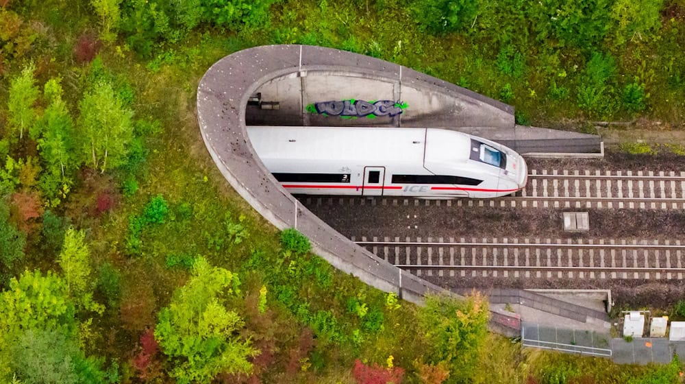 20 Minuten schneller sollen Reisende mit einer neuen ICE-Trasse von Hamburg nach Hannover fahren können. (Archivbild) / Foto: Julian Stratenschulte/dpa