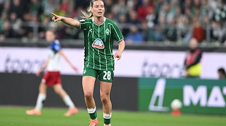 Ihr gelang der Ausgleich gegen RB Leipzig: Juliane Wirtz von Werder Bremen (Archivbild) / Foto: Carmen Jaspersen/dpa