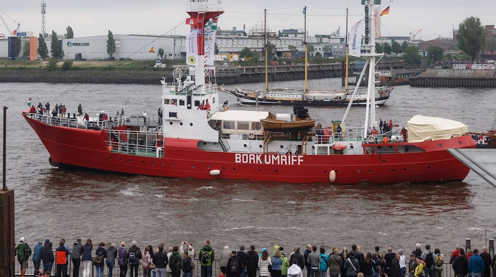 Die Bundesregierung will den Erhalt traditionsreiche Schiffe, wie das Feuerschiff «Borkumriff», mit einer Millionensumme fördern. (Archivbild) / Foto: Markus Scholz/dpa