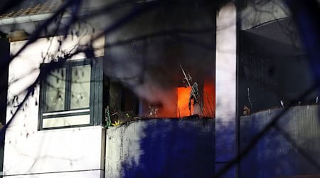 Frau bei Feuer lebensbedrohlich und Hund schwer verletzt