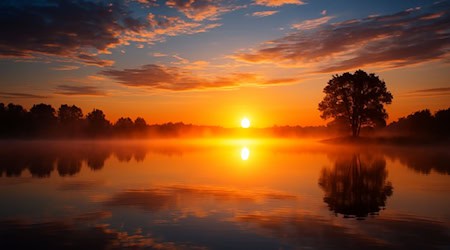 Dieser Schnappschuss von den Koldinger Seen setzte sich gegen eine Auswahl von fast 1.200 Profi- und Hobbyfotografen durch. / Foto: Banu Erkan/DHL Group/dpa