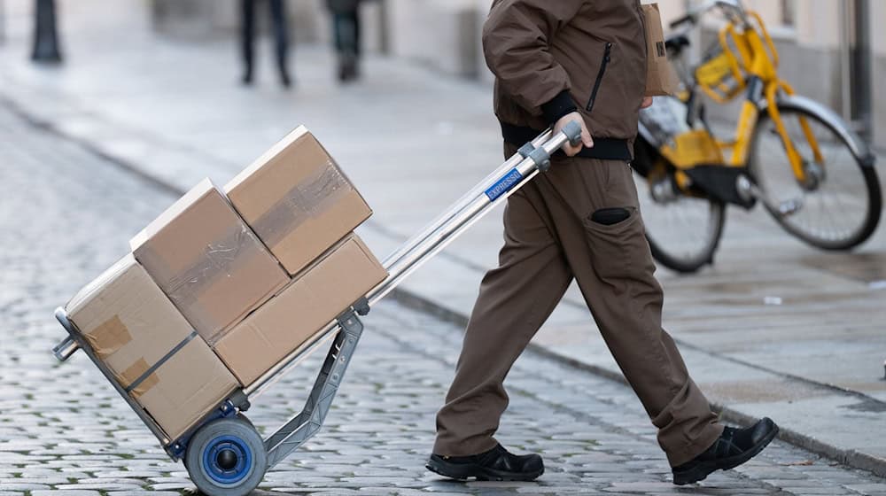 Zwei Paketzusteller in Braunschweig wollten offenbar illegal ihr Gehalt aufbessern. (Symbolbild) / Foto: Sebastian Kahnert/dpa