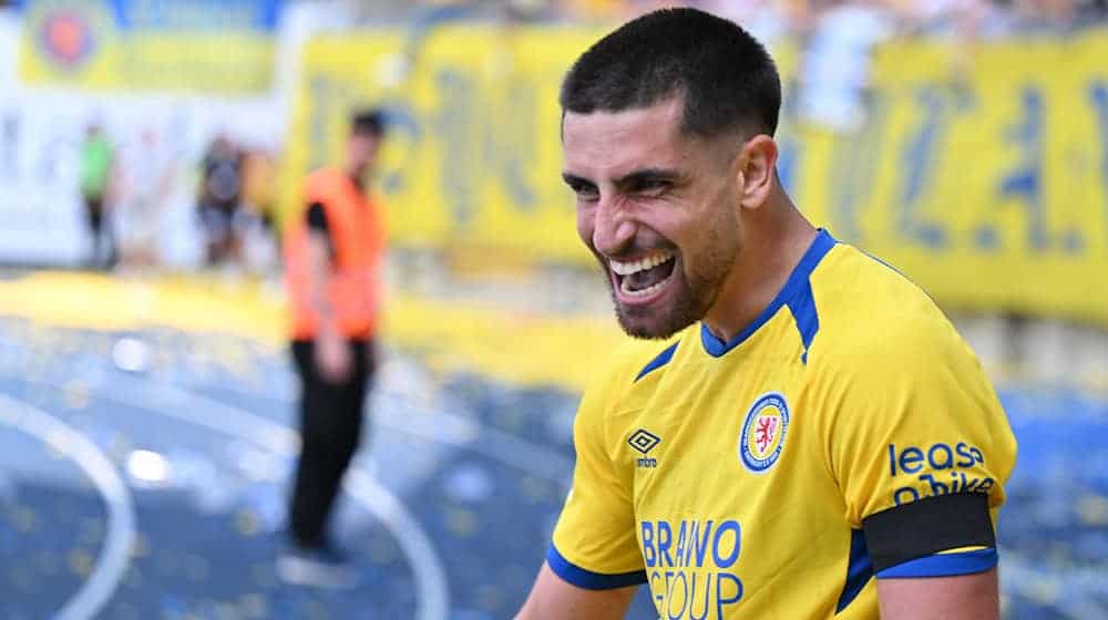 Bleibt in Braunschweig: Fabio Di Michele Sanchez. (Archivbild) / Foto: Swen Pförtner/dpa