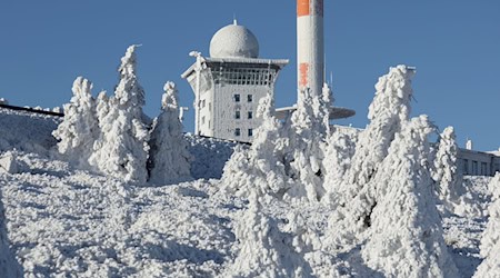 Am Samstag wanderten bei Sonnenschein wieder einige Besucher auf den höchsten Gipfel Norddeutschlands. (Archivbild) / Foto: Matthias Bein/dpa