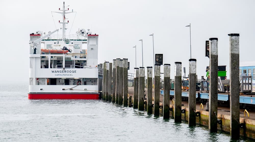 Wegen des erwarteten Wintersturms fallen viele Fährverbindungen an der Nordseeküste am Freitag aus. (Archivbild) / Foto: Hauke-Christian Dittrich/dpa