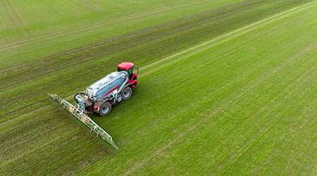 Mit besonderen Auflagen zur Düngung will das Land die Belastung von Grundwasser und Gewässern reduzieren - aber diese Vorschriften liegen vorerst auf Eis. (Archivbild) / Foto: Philipp Schulze/dpa