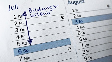 Im Kalender hätten Beschäftigte Platz für Bildungsurlaub – genutzt wird er jedoch nur selten. (Symbolbild) / Foto: Katharina Kausche/dpa