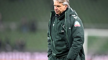 Werder-Trainer Horst Steffen. / Foto: Carmen Jaspersen/dpa