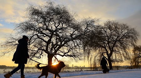 Meteorologen erwarten am Freitag bis zu 15 Zentimeter Neuschnee und kräftigen Wind in Norddeutschland.  / Foto: Christian Charisius/dpa