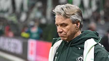 Hatte einiges zu verdauen nach dem Remis gegen Frankfurt: Werder-Cheftrainer Horst Steffen.  / Foto: dpa