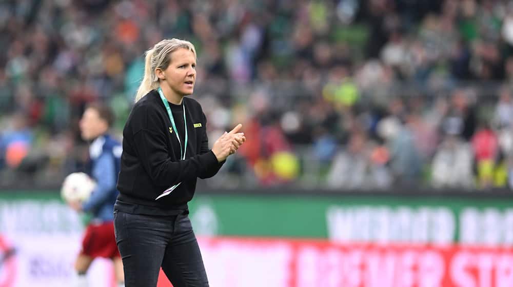Werder-Trainerin  Friederike Kromp. / Foto: Carmen Jaspersen/dpa