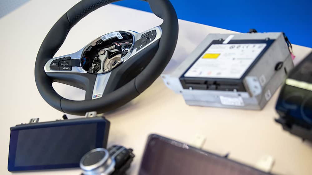 Polizeibeamten aus Deutschland und Litauen gelingt ein Schlag gegen den Handel mit gestohlenen Autoteilen. (Symbolbild) / Foto: Fabian Sommer/dpa