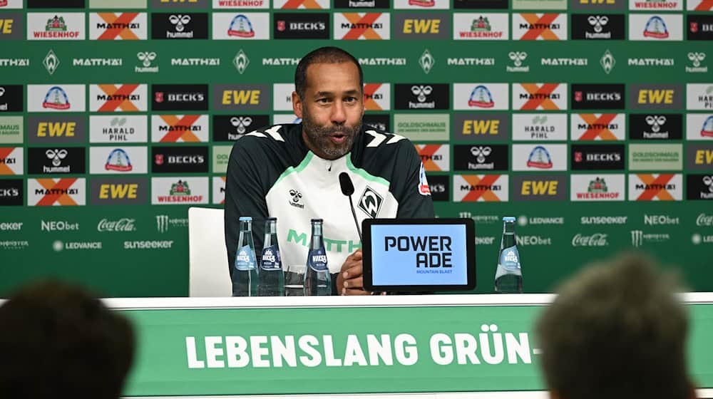 Der neue Werder-Trainer Daniel Thioune. / Foto: Carmen Jaspersen/dpa
