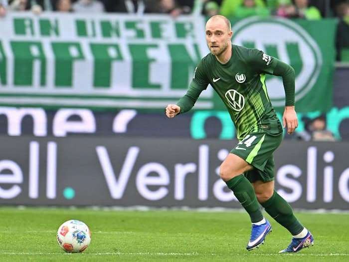 Wolfsburgs dänischer Star Christian Eriksen. (Archivbild) / Foto: Swen Pförtner/dpa