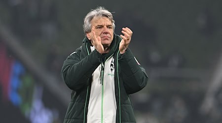 Wie lange noch Trainer in Bremen? Horst Steffen nach dem 1:1 gegen Borussia Mönchengladbach. / Foto: Carmen Jaspersen/dpa