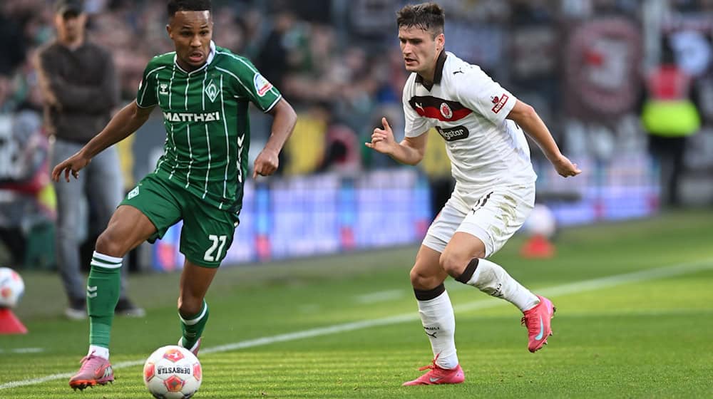 Fällt vorerst aus: Werder-Profi Felix Agu. (Archivbild) / Foto: Carmen Jaspersen/dpa