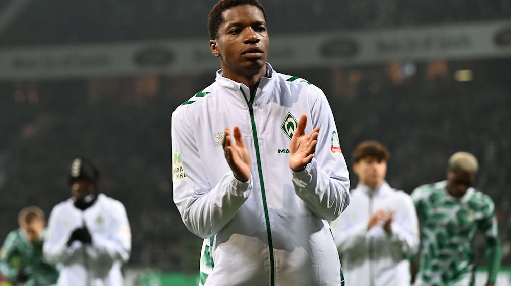 Geht vorerst in die französische 2. Liga: Werders Skelly Alvero (Archivbild).  / Foto: Carmen Jaspersen/dpa