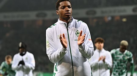 Geht vorerst in die französische 2. Liga: Werders Skelly Alvero (Archivbild).  / Foto: Carmen Jaspersen/dpa