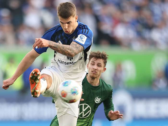 Luka Vuskovic war beim HSV wieder einmal der Matchwinner. / Foto: Andreas Gora/dpa