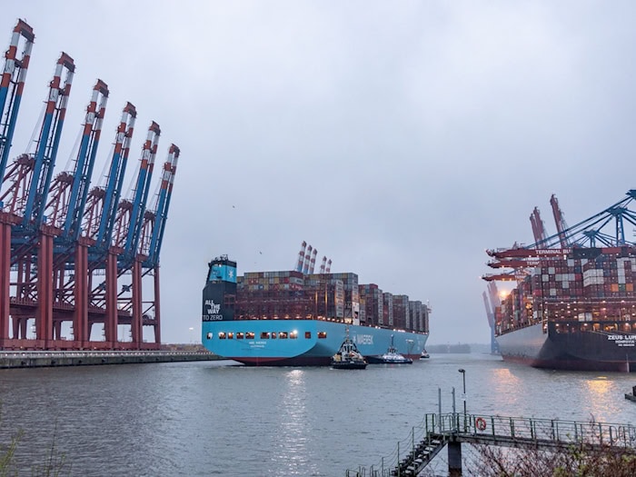 Hamburg blieb 2025 mit Abstand der wichtigste deutsche Hafen (Archivbild) / Foto: Axel Heimken/dpa