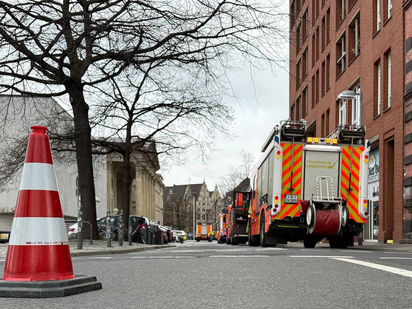 Es habe weder ein offenes Feuer noch Verletzte gegeben, hieß es. / Foto: Shireen Broszies/dpa