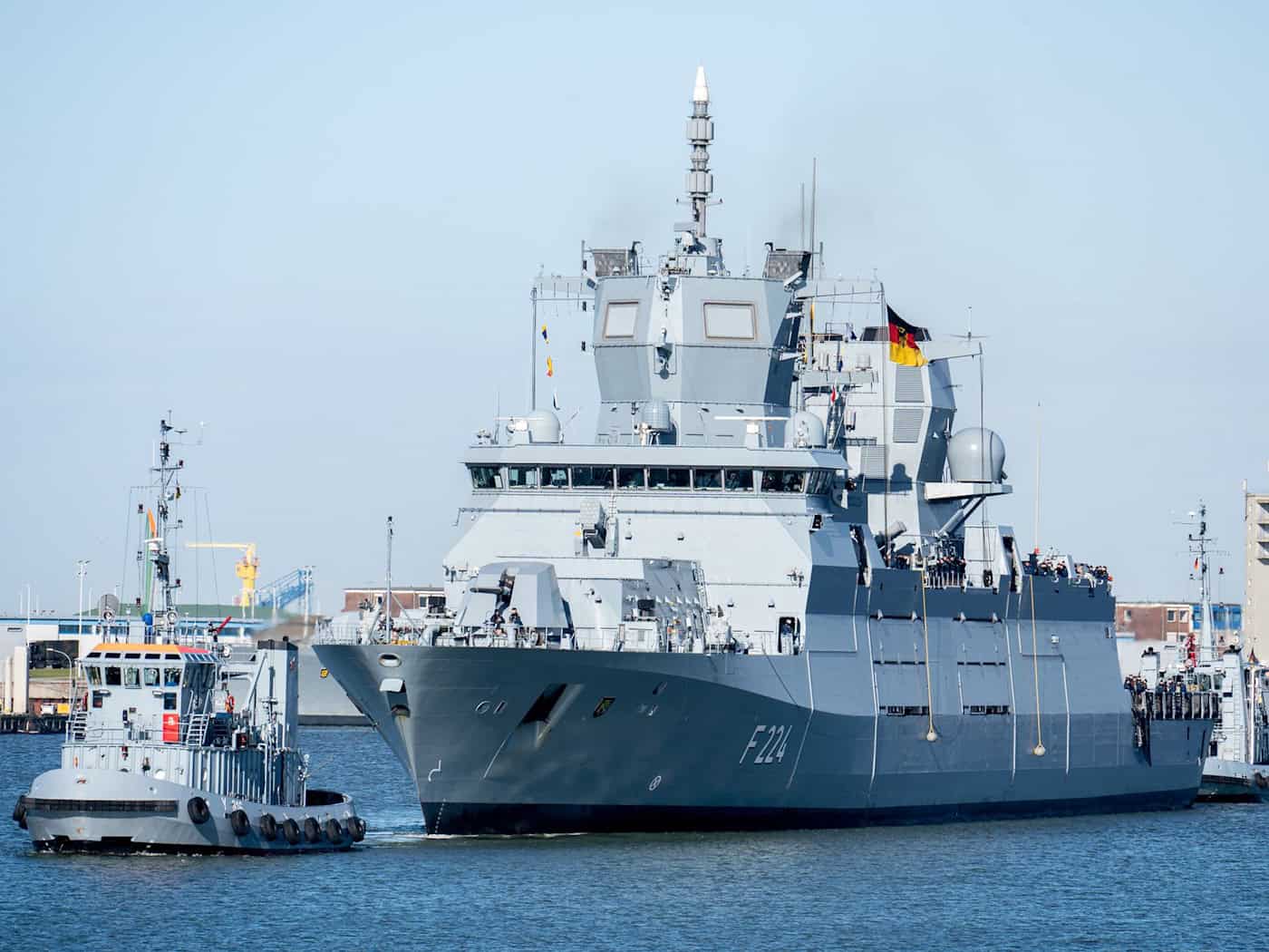 Nach einem halben Jahr im Einsatz kehrt die Fregatte «Sachsen-Anhalt» zurück nach Deutschland. / Foto: Hauke-Christian Dittrich/dpa