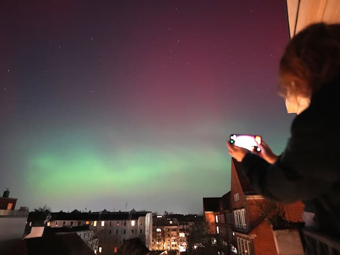 Viele haben das Spektakel verpasst. Lohnt sich das Wachbleiben heute Nacht?  / Foto: Marcus Brandt/dpa