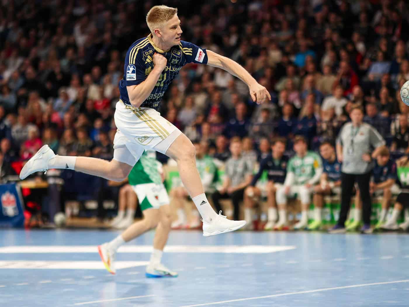 Frederik Bo Andersen und der HSV Hamburg spielten bei der TSV Hannover-Burgdorf. (Archivbild) / Foto: Frank Molter/dpa