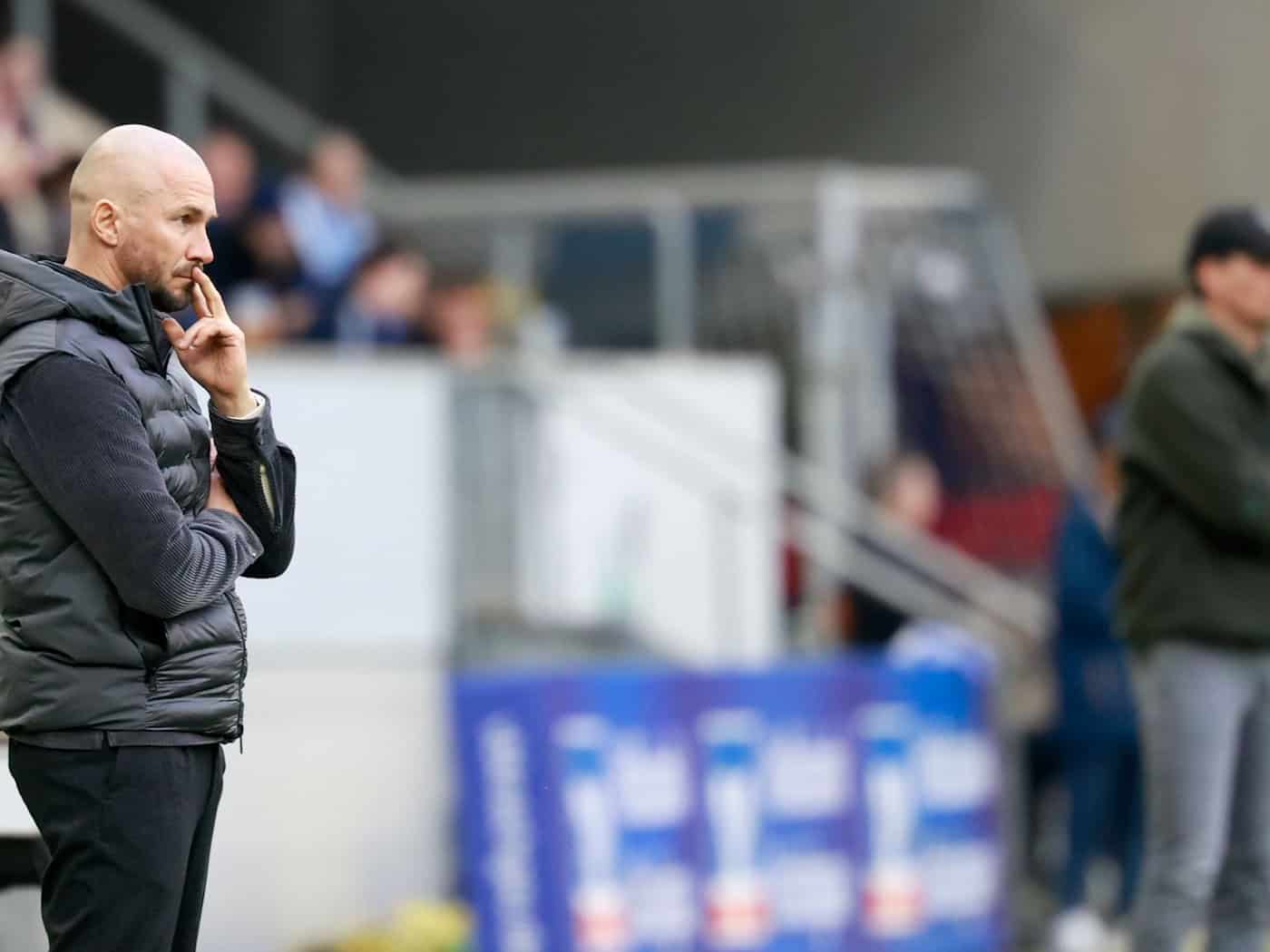 Hoffenheims Trainer Christian Ilzer erwartet eine schwere Aufgabe gegen den VfL Wolfsburg. (Archivbild) / Foto: Heiko Becker/dpa