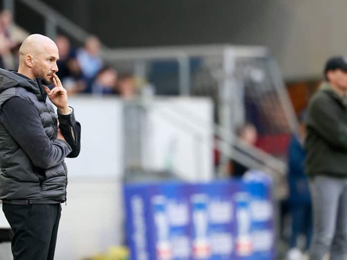 Hoffenheims Trainer Christian Ilzer erwartet eine schwere Aufgabe gegen den VfL Wolfsburg. (Archivbild) / Foto: Heiko Becker/dpa
