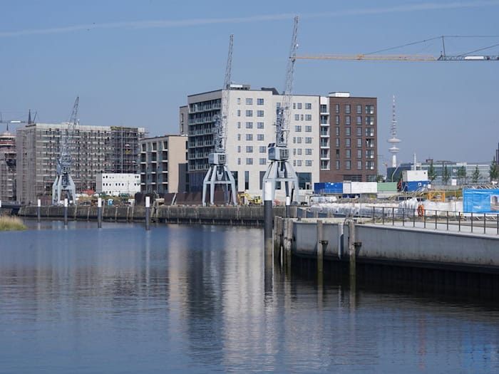 Die Informations- und Koordinierungsstelle Transformation Fischerei ist in der Hamburger Hafencity angesiedelt. (Archivbild)  / Foto: Marcus Brandt/dpa