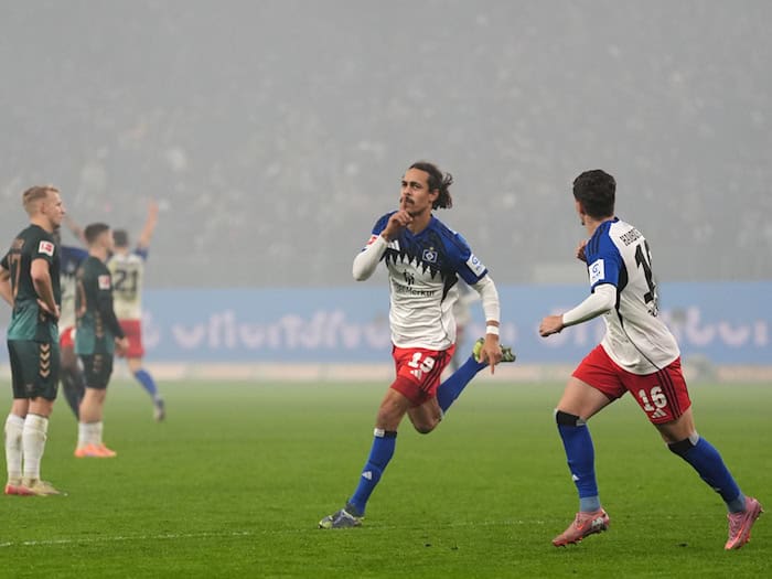 Spektakuläres Spiel in der Hinrunde: HSV vs. Werder.  / Foto: Marcus Brandt/dpa