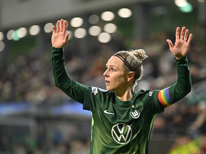 Svenja Huth bleibt eine Wölfin. (Archivbild) / Foto: Swen Pförtner/dpa