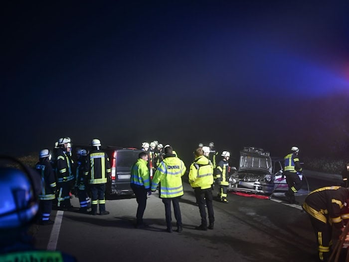 Nebel sorgte auf der A31 für Autounfälle.  / Foto: Lars Penning/dpa