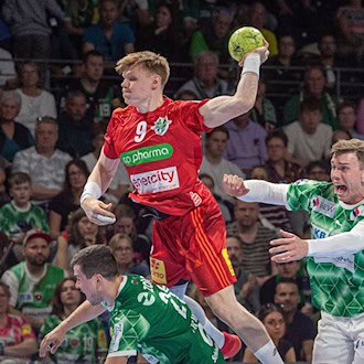 Vilhelm Poulsen bleibt bei der TSV Hannover-Burgdorf. (Archivbild) / Foto: Sebastian Räppold/Sportfoto Matthias Koch/dpa